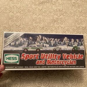 2004 Hess Sport Utility Vehicle and 2 Motorcycles